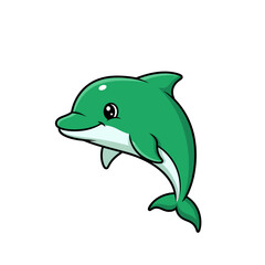 Cute sea creature icons very cool design