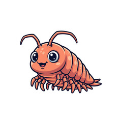 Cute sea creature icons very cool design