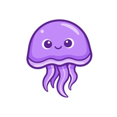 Cute sea creature icons very cool design