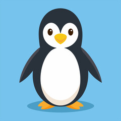 Penguin standing on the glacier	