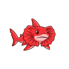 Cute sea creature icons very cool design