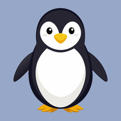 Fototapeta premium Penguin standing on the glacier 