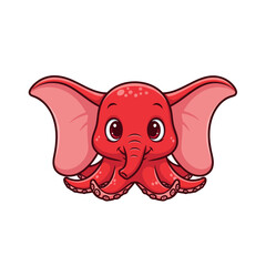 Cute sea creature icons very cool design