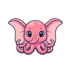 Cute sea creature icons very cool design