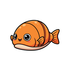 Cute sea creature icons very cool design