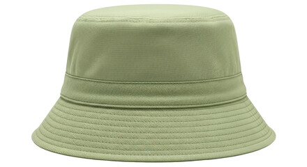 Isolated Green Bucket Hat