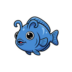 Cute sea creature icons very cool design