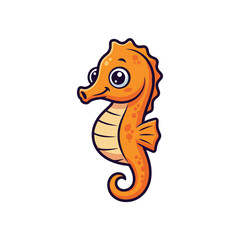 Cute sea creature icons very cool design