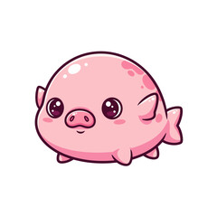 Cute sea creature icons very cool design