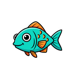 Cute sea creature icons very cool design