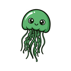 Cute sea creature icons very cool design