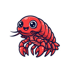 Cute sea creature icons very cool design