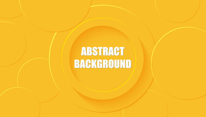 Dynamic Ochre Circles: A Modern Abstract Background