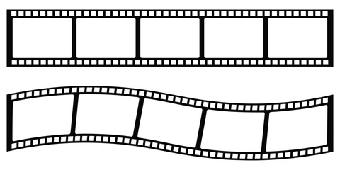 Vintage Film Strip Roll – Retro 35mm Camera Negative Frame for Movie, Photo and Video Editing