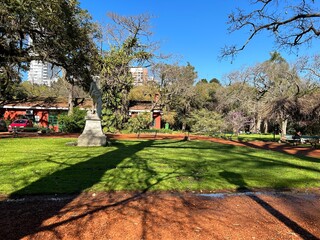 people walking in the park, CABA, Buenos Aires, Argentina 