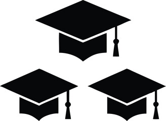 Black Graduation Caps for Achievement & Higher Education