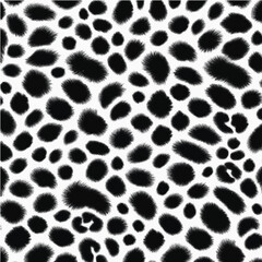 Leopard print animal fur texture with seamless spotted brown and black wild cat pattern
