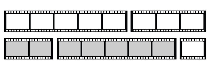 Vintage Film Strip Roll – Retro 35mm Camera Negative Frame for Movie, Photo and Video Editing