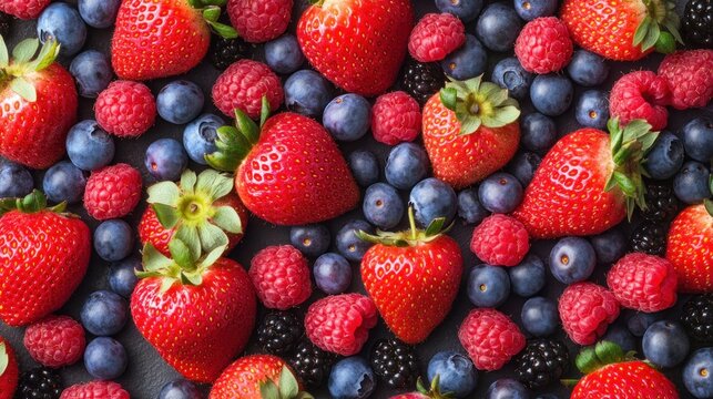 Fresh berries close-up