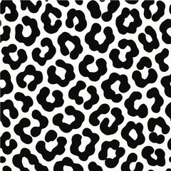 Seamless vector leopard skin pattern illustration perfect for coffee-themed animal print textile design
