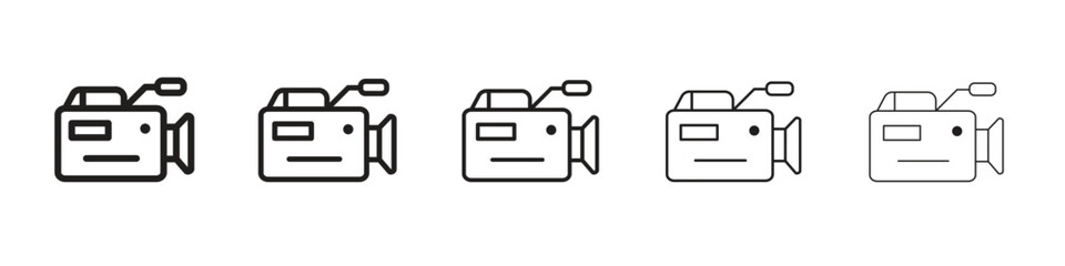Video camera icon vector, Symbol, logo illustrations