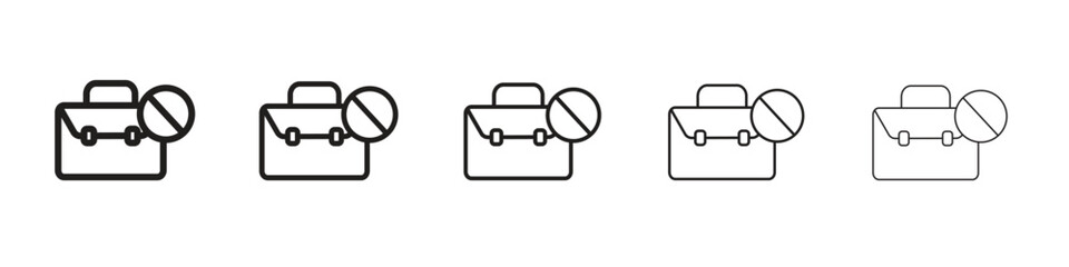 Unemployment icon vector design element vector eps 10