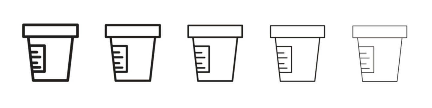 Urine test icon vector design element vector eps 10