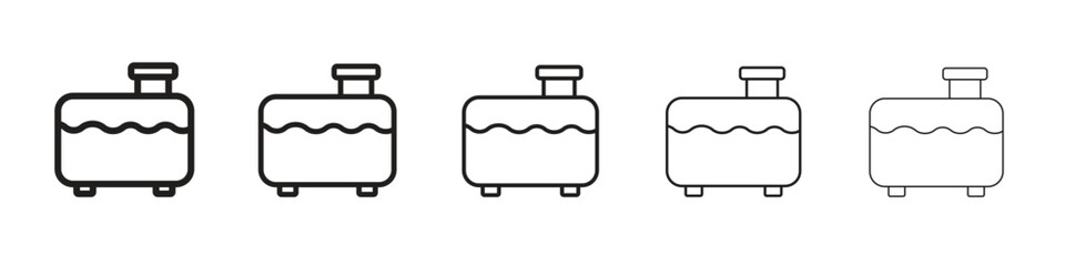 Sewerage tank icon vector design element vector eps 10