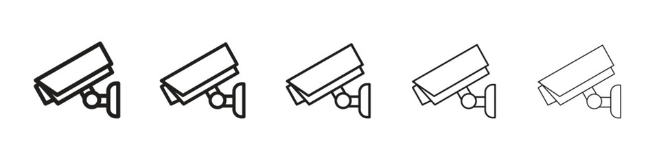 Security camera icon vector, Symbol, logo illustrations