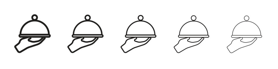 Restaurant Tray icon vector design element vector eps 10