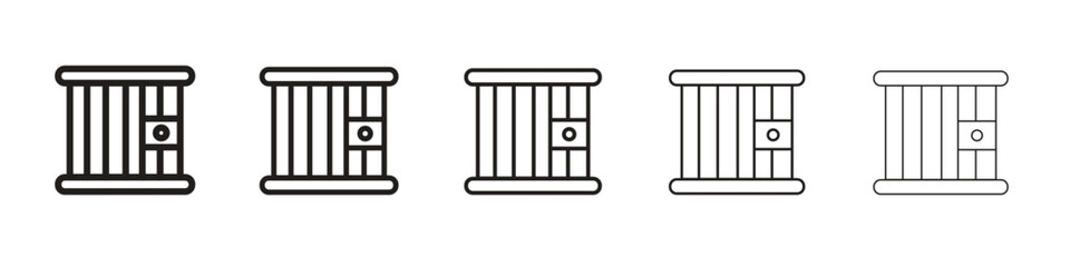 Prison icon vector design element vector eps 10