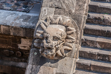 Temple of Quetzalcoatl, Teotihuacán Archaeological Zone, State of Mexico.