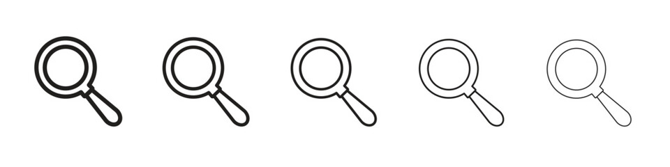Magnifying glass icon vector design element vector eps 10