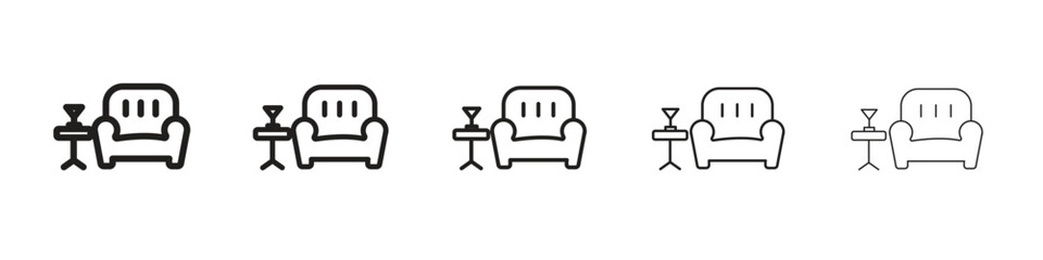 Lounge icon vector design element vector eps 10