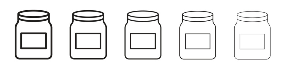 Jar icon vector, Symbol, logo illustrations