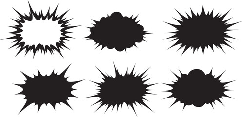 Comic explosion design vector illustration