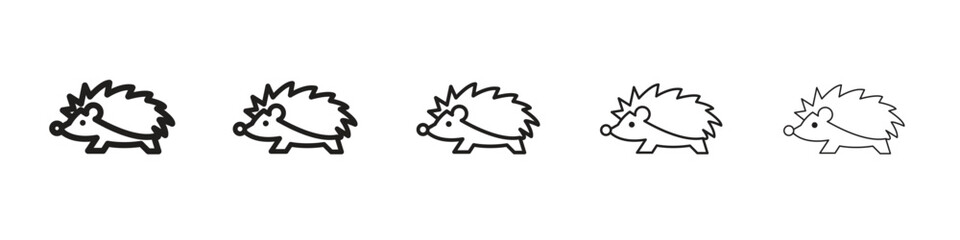 Hedgehog icon vector design element vector eps 10