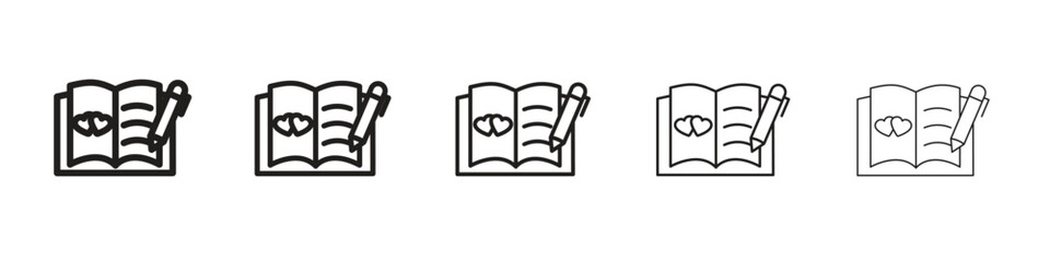 Guests book icon vector design element vector eps 10