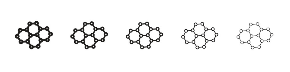 Graphene icon vector design element vector eps 10