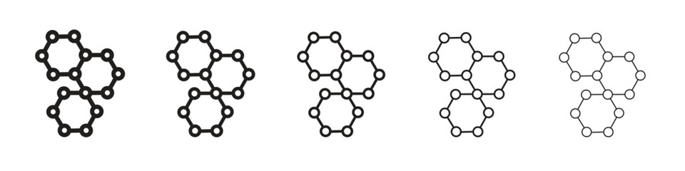 Graphene icon vector design element vector eps 10