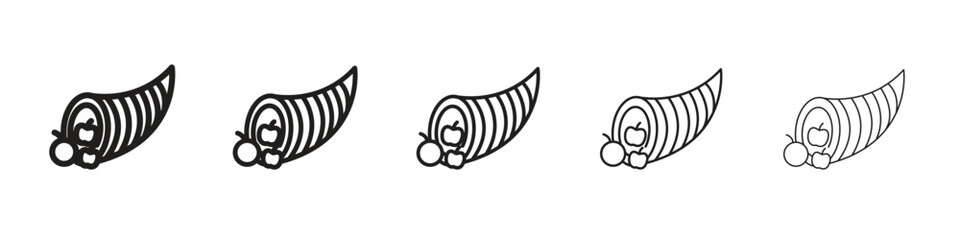 Cornucopia icon vector design element vector eps 10