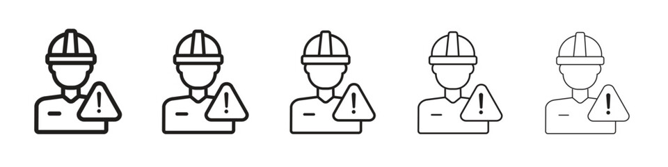 Construction risk icon vector design element vector eps 10