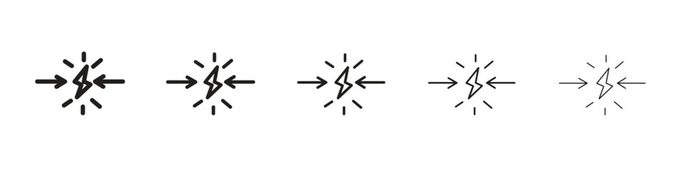 Conflict icon vector design element vector eps 10