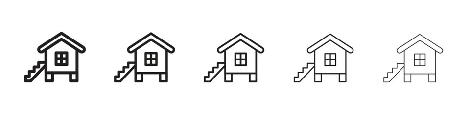 Chicken coop icon vector design element vector eps 10 © Warpiya