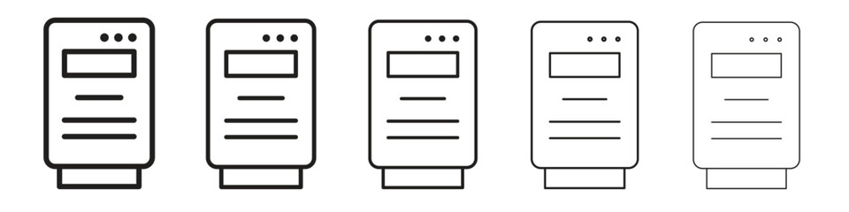 Air purifier icon vector design element vector eps 10