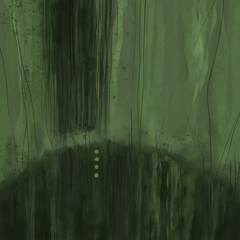 Abstract image for printing. Picture for modern interiors. The picture is painted by hand on a tablet.