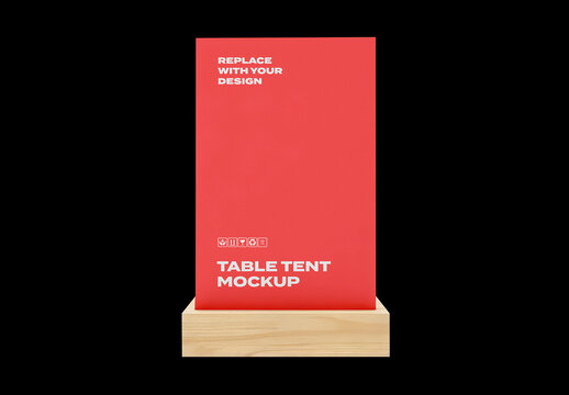 Table Tent Cafe Restaurant Coffee Menu Bar Gastro Mockup Template Packaging Branding Brand Identity