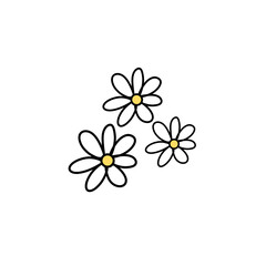 floral background with white flowers