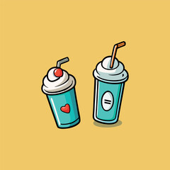 Fast-food stickers. Cartoon junk food snack labels, unhealthy meal with French fries pizza burger sandwich hot dog ice cream food, restaurant menu elements