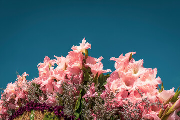 Commercial Silleta, flower fair in the city of Medellin – Colombia 